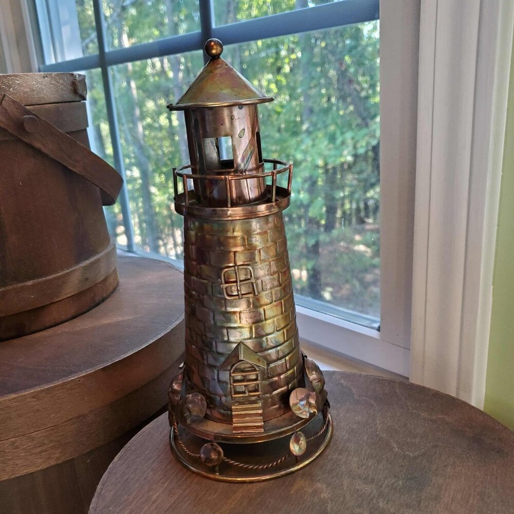 Berkeley Designs Metal “You Light Up My Life” Lighthouse Music Box